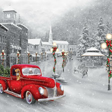 Схема вышивки «Новогодняя»