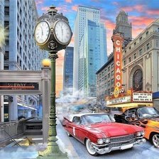 Схема вышивки «CHICAGO 60S»