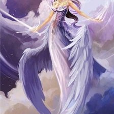 Схема вышивки «Angelo viola»