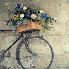 Схема вышивки «Велосипед»