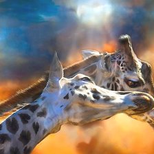 Схема вышивки «мир животных»