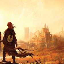 Схема вышивки «Бард-путешественник»