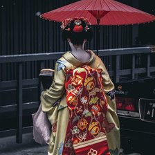 Схема вышивки «Гейша»