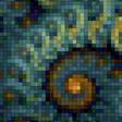 Предпросмотр схемы вышивки «Swirly snail fractal» (№1841506)