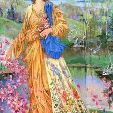 Схема вышивки «Весна»