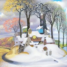 Схема вышивки «Времена года»