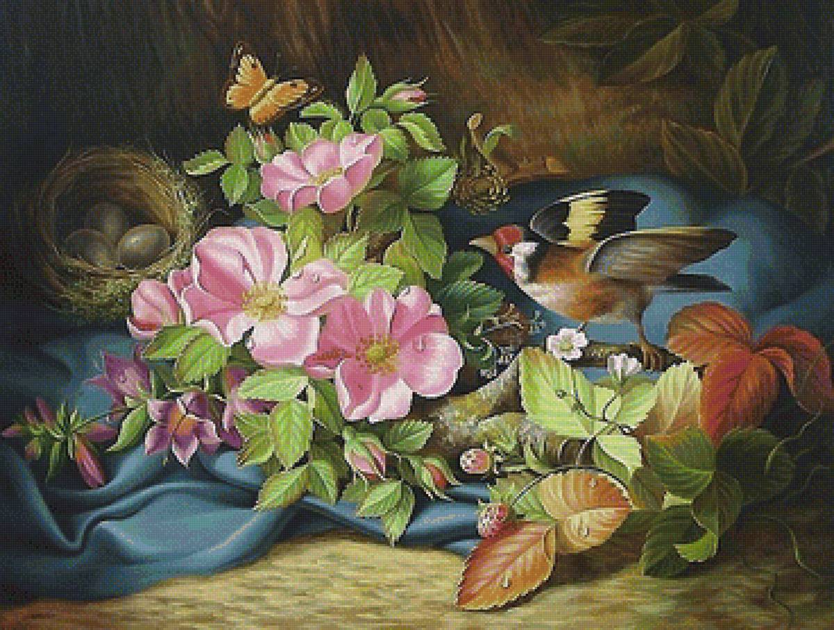 натюрморт с цветами - предпросмотр