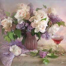 Схема вышивки «Сиреневые грезы»