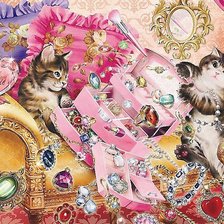 Схема вышивки «котята»