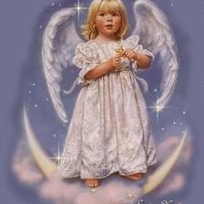 Схема вышивки «ангел»