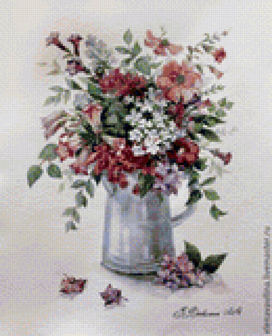 Букет прованс - ваза, букет, прованс, цветы - предпросмотр