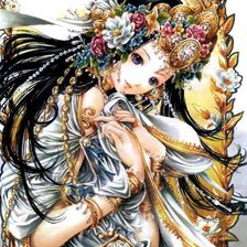 Схема вышивки «анимэшка»