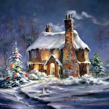 Схема вышивки «Новый год»