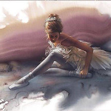 Схема вышивки «балет»