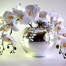 Схема вышивки «орхидеи»