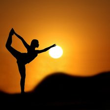 Схема вышивки «Гимнастка»