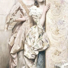 Схема вышивки «Барышни»