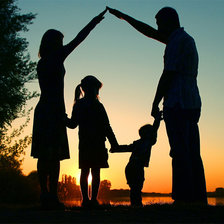 Схема вышивки «семья»