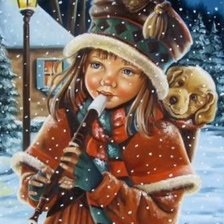 Схема вышивки «Маленький музыкант»