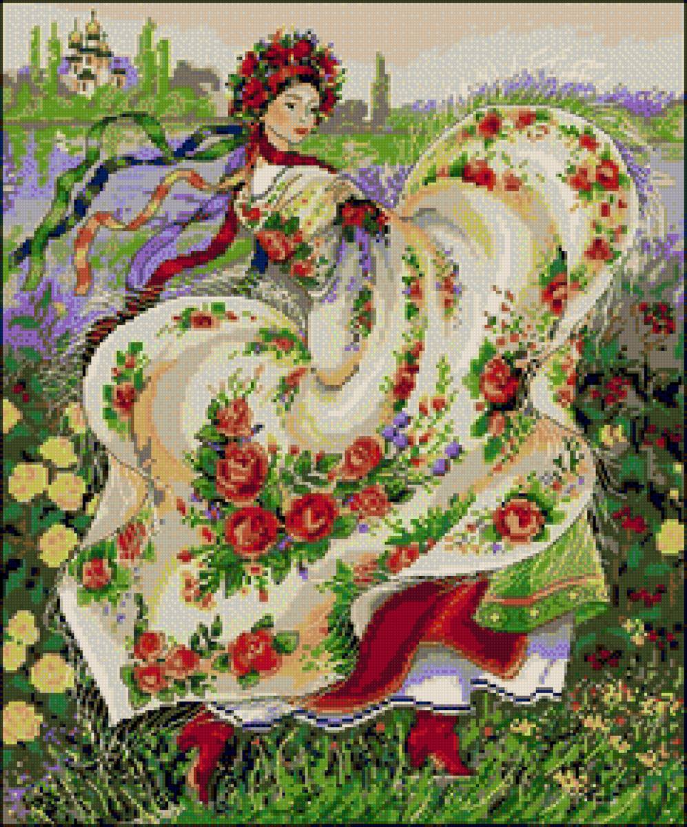 УКРАИНОЧКА - платок - предпросмотр