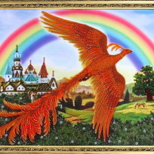 Схема вышивки «жар птица»