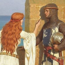 девушка и рыцарь