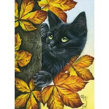 Схема вышивки «Подглядываю»