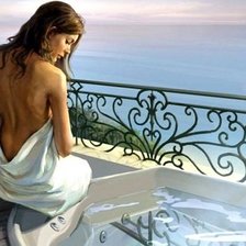 Схема вышивки «задумчивая»