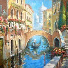 Схема вышивки «Городской пейзаж ＃2»