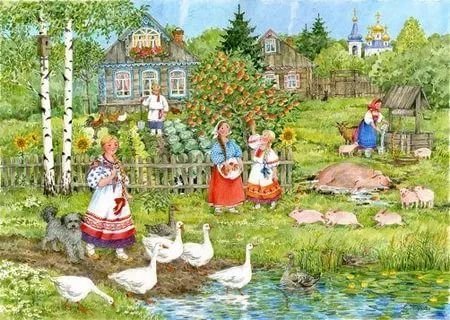 уварова гуси поросята - поросята, гуси, уварова - оригинал