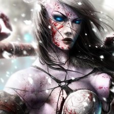 Схема вышивки «Эльфийка»