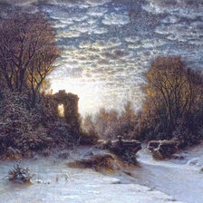 Схема вышивки «Запущенный парк»