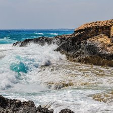 Схема вышивки «море»