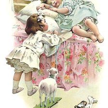 Схема вышивки «ретро открытка»