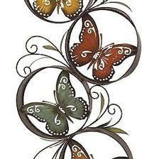 Схема вышивки «бабочки»