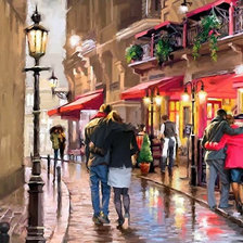 Схема вышивки «Прогулка»