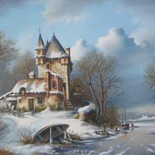 Схема вышивки «Старая Голландия по картине Г.Новицкого»