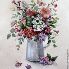 Схема вышивки «Букет прованс»