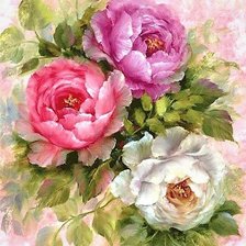 Схема вышивки «цветы»