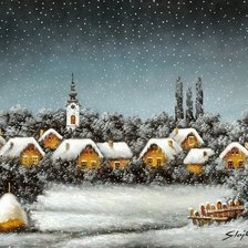 Схема вышивки «Савва Стойков Зима»