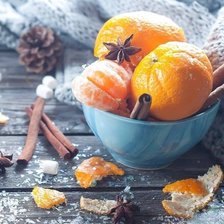 Схема вышивки «мандаринки»