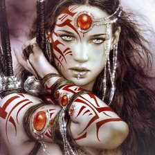 Схема вышивки «амазонка»