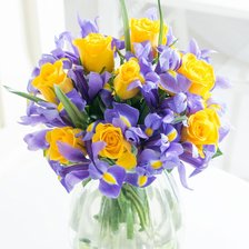 Схема вышивки «цветы»