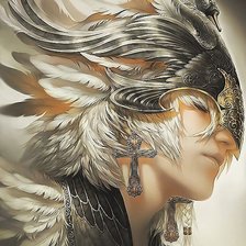 Схема вышивки «Он»