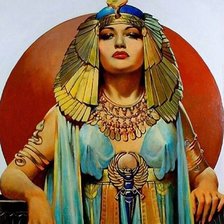 Схема вышивки «Нефертити»