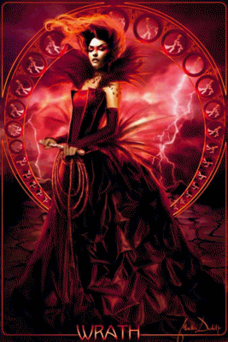 гнев - гнев, семь смертных грехов - предпросмотр