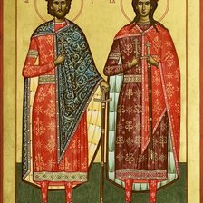 Схема вышивки «Борис и Глеб»