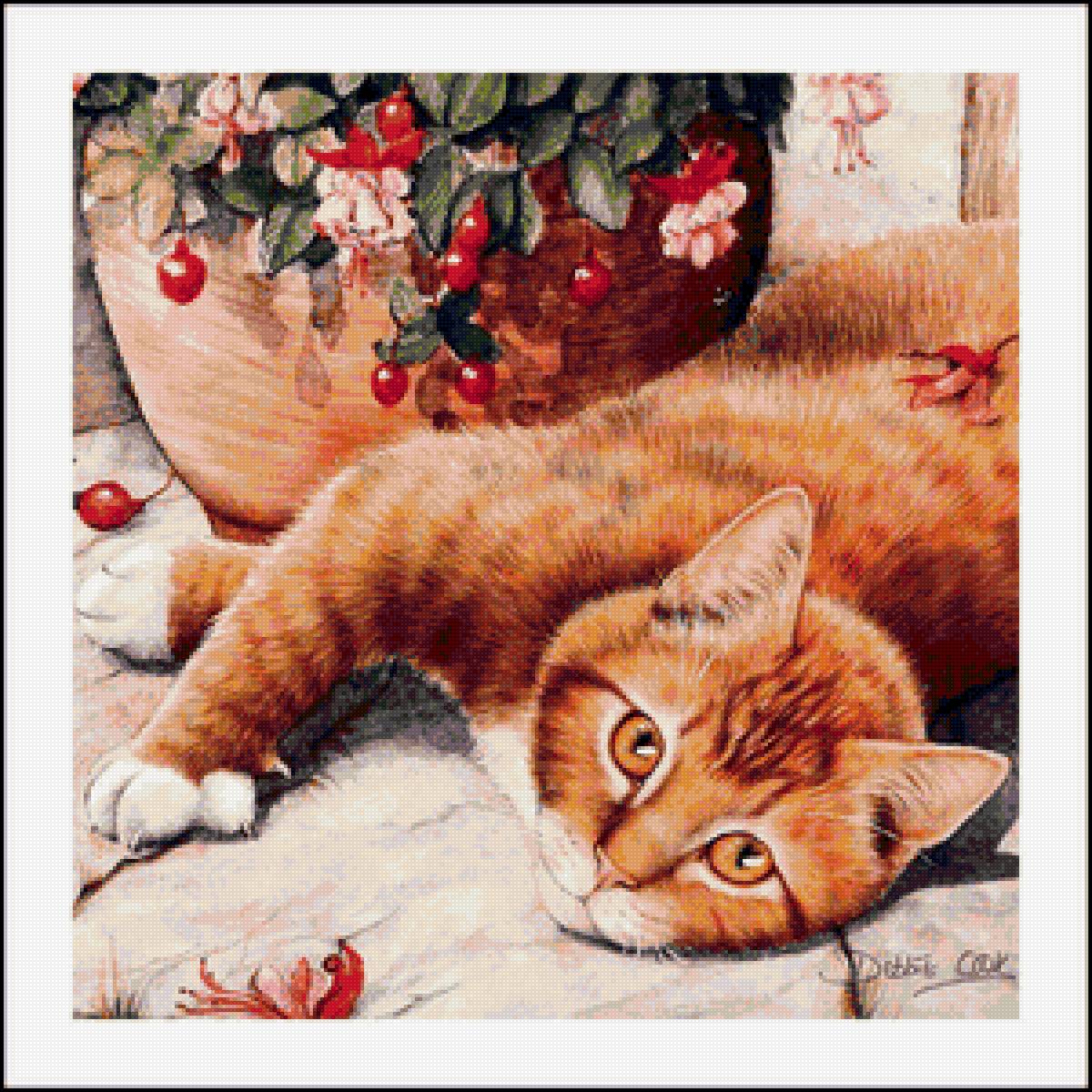 Рыжий кот - предпросмотр