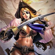 Схема вышивки «пиратка»