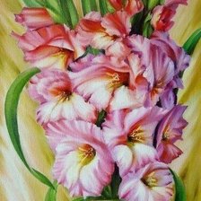 Схема вышивки «цветы»